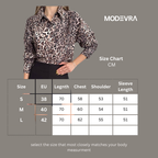 Tiger Print Satin Shirt