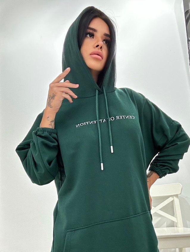 Green Pullover Hoodie