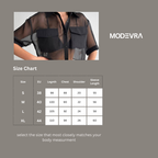 Black Sheer Cropped Shirt
