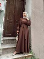 Ribbed Cotton Maxi Dress
